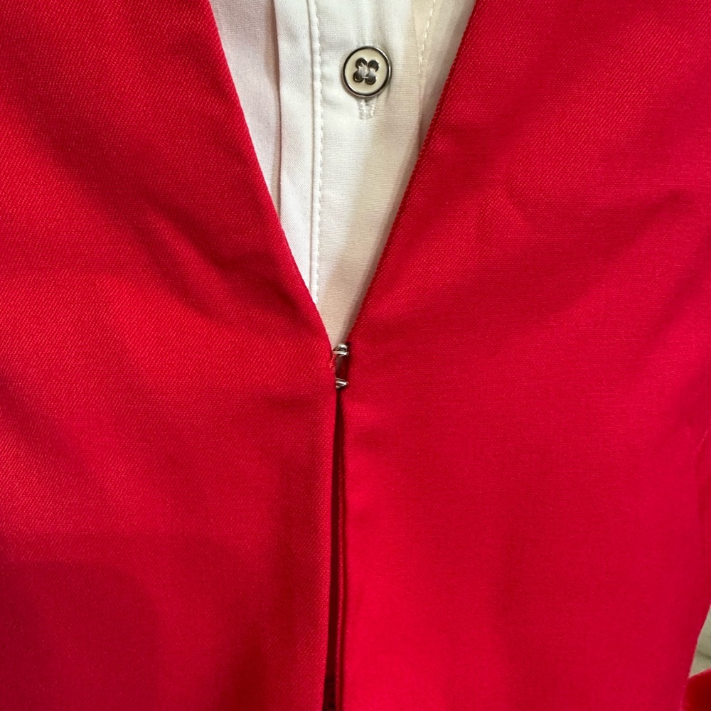 Red fitted blazer - Picture 2 of 4